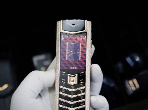 Signature S Rose Gold Full Diamond